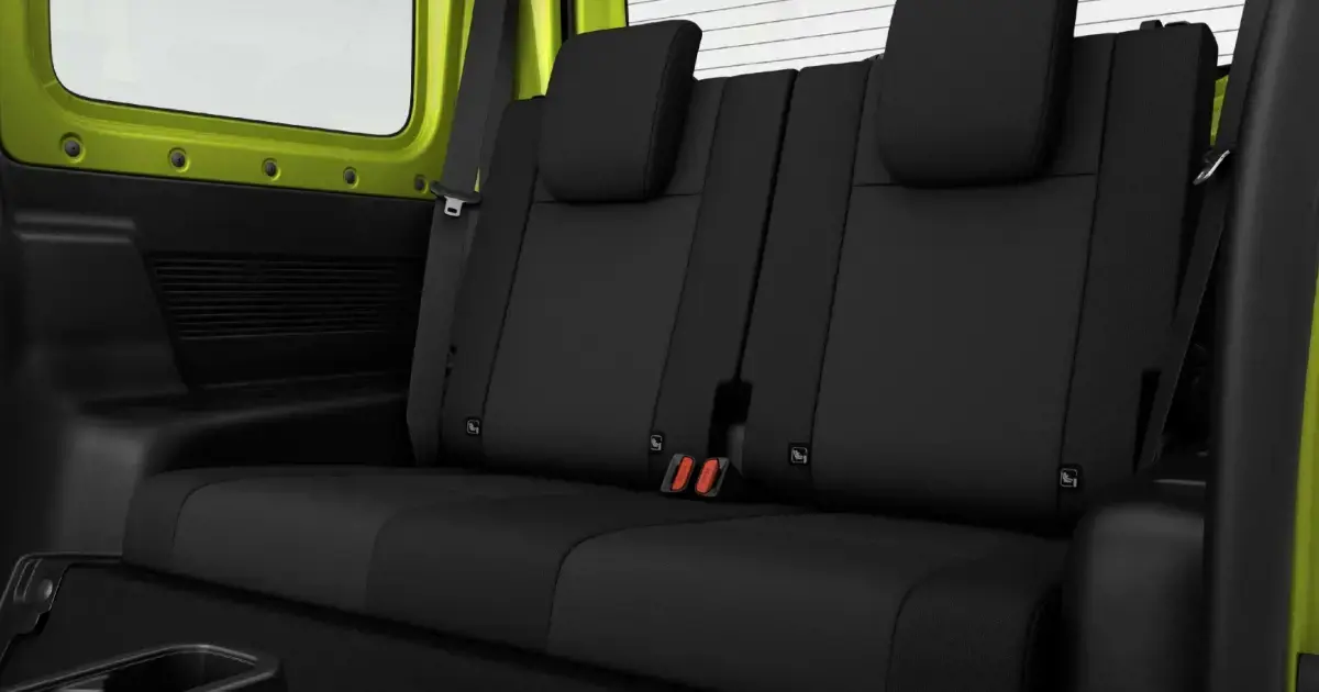 Cinturón de seguridad de un Suzuki Jimny 5 Puertas