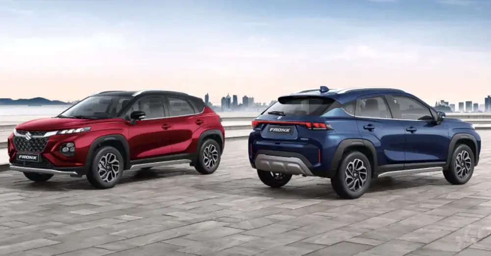 Suzuki Fronx, un SUV compacto con estilo y tecnología innovadora.